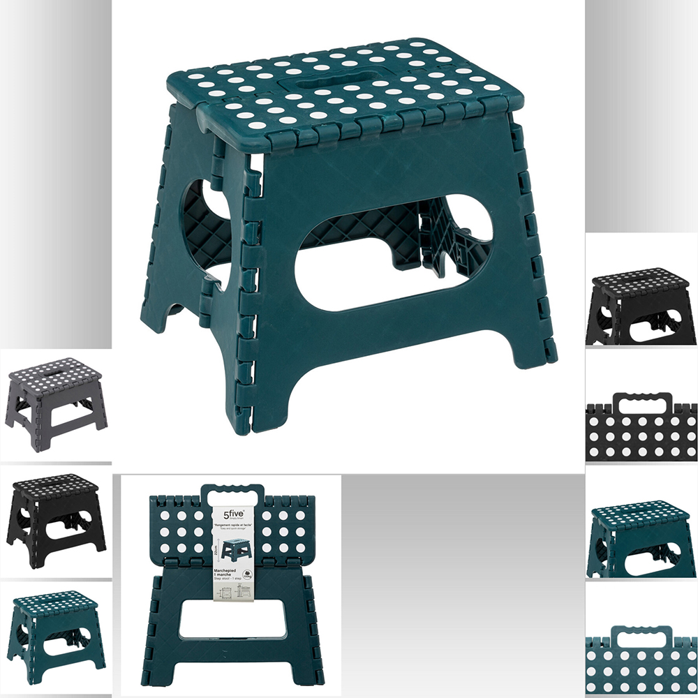 5five-plastic-step-stool-22cm-3-assorted-colours
