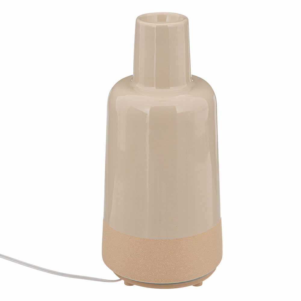 atmosphera-marty-ceramic-electric-essential-oil-diffuser-beige-150ml