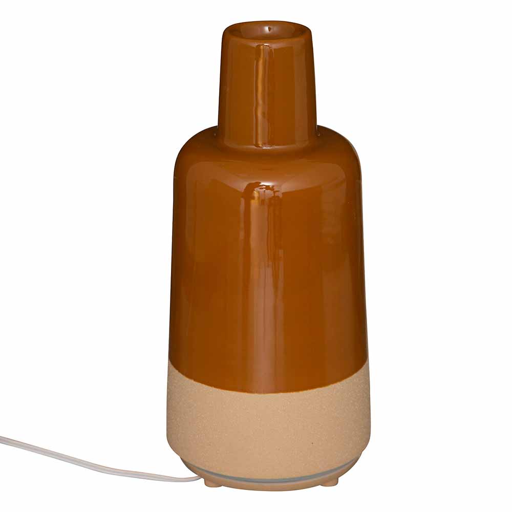 atmosphera-marty-ceramic-electric-essential-oil-diffuser-clay-brown-150ml