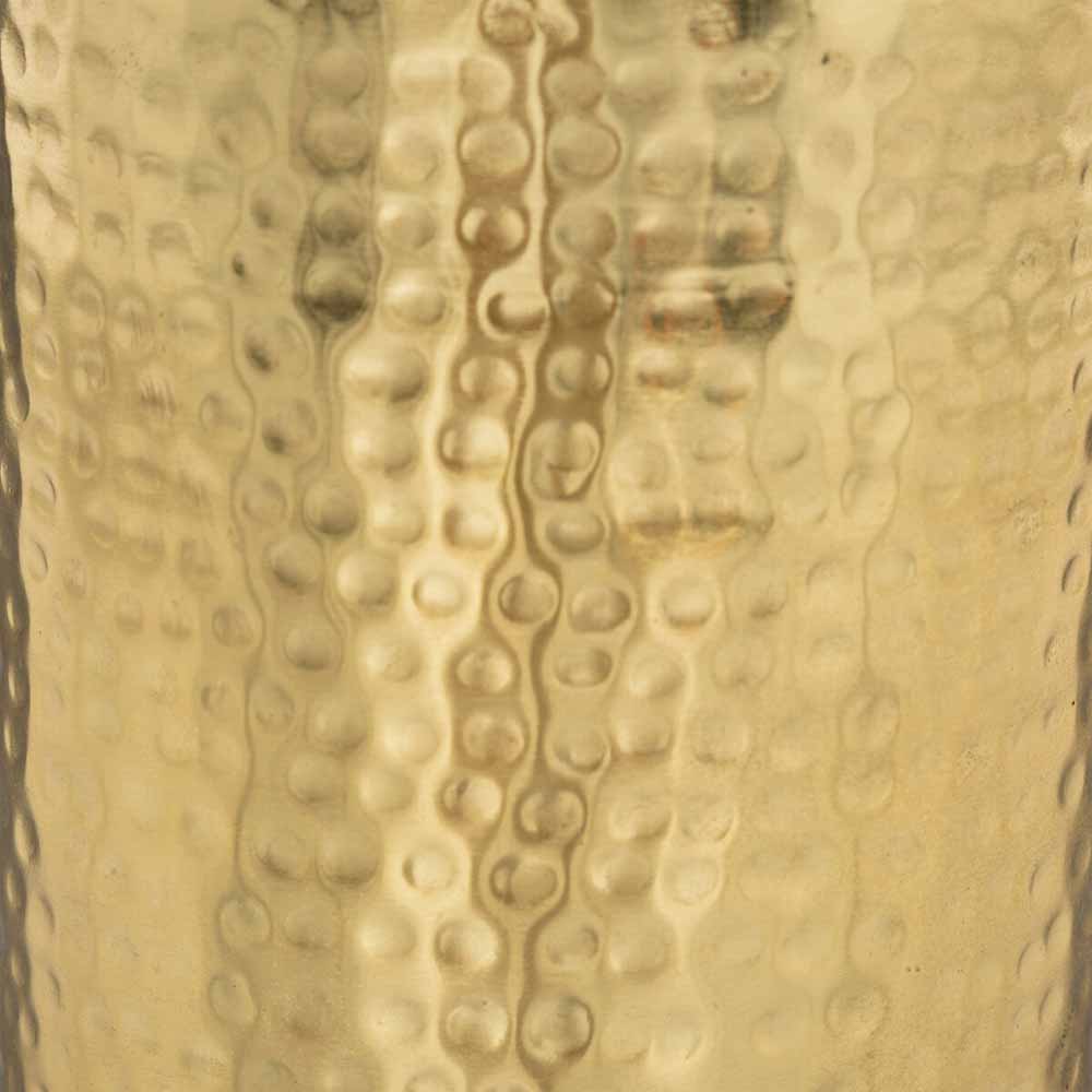 atmosphera-hammered-metal-vase-gold-19cm