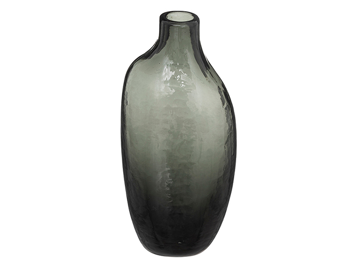 atmosphera-irr-glass-bottle-vase-grey-19-7cm