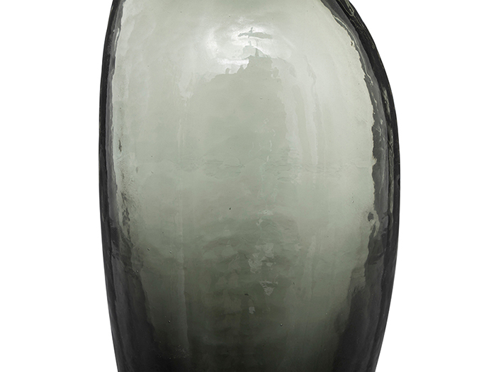 atmosphera-irr-glass-bottle-vase-grey-19-7cm