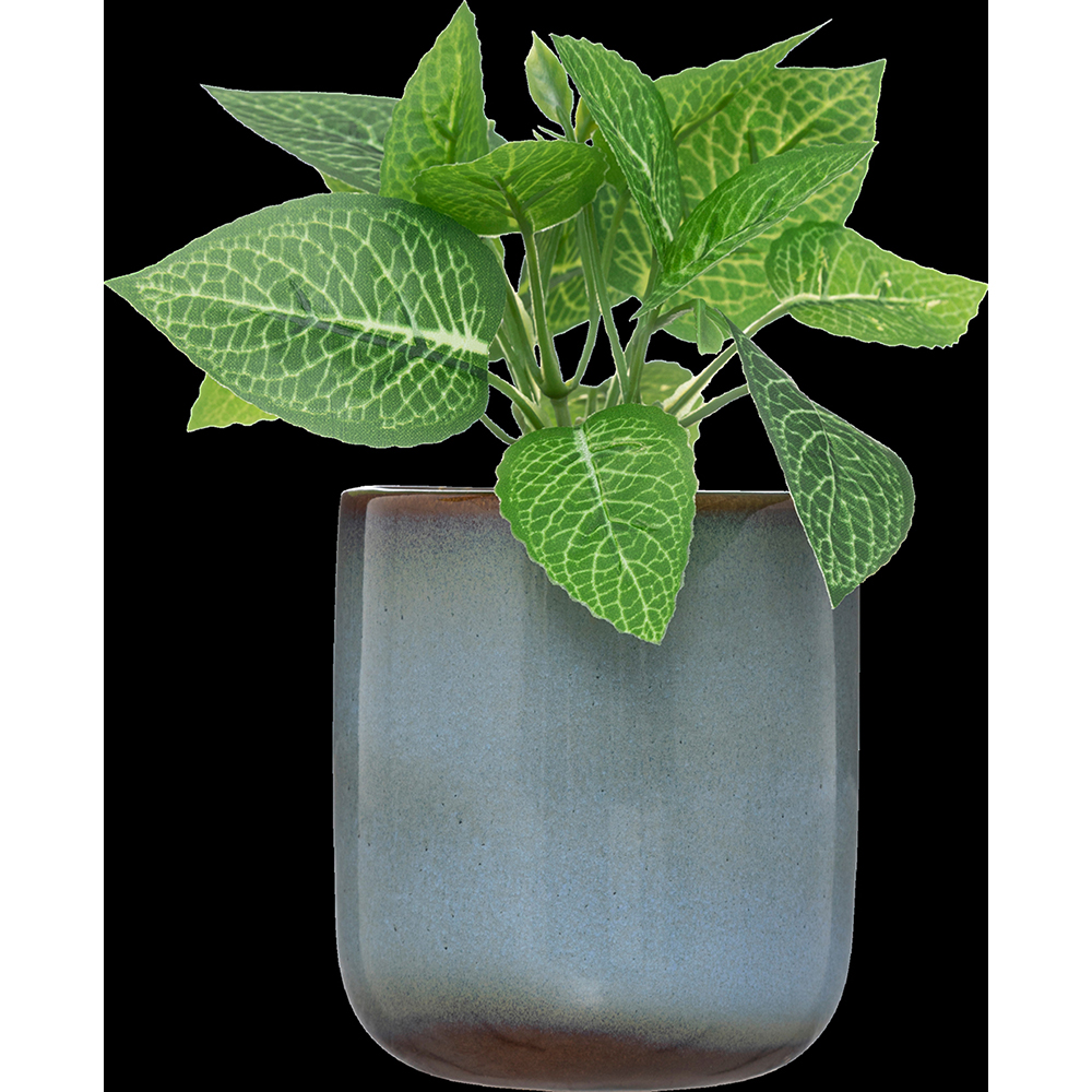 atmosphera-artificial-plant-in-ceramic-pot-blue-16cm