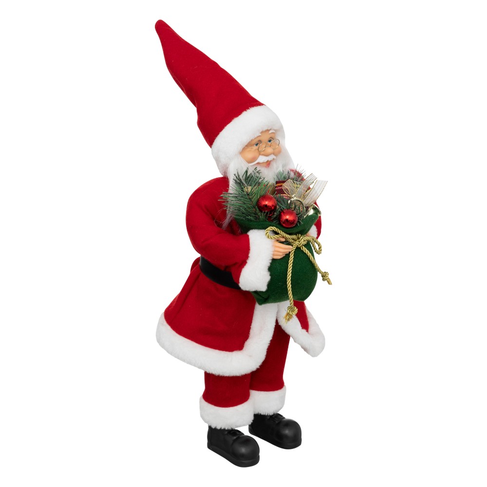 atmosphera-christmas-santa-claus-standing-holding-a-bag-resinceramic-red-50-cm