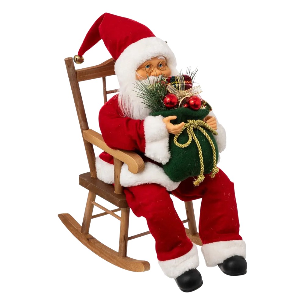 atmosphera-christmas-santa-claus-on-a-chair-resinceramic-red-40-cm