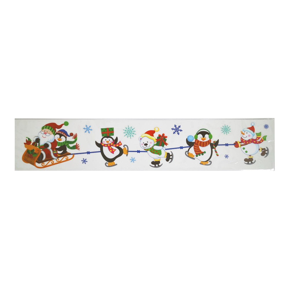 atmosphera-christmas-window-stickers-glitter-60-cm-x-12-cm-4-assorted-designs