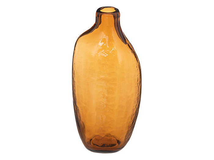 atmosphera-amber-glass-vase-orange-19-7cm