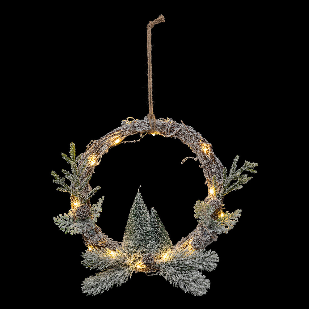 atmosphera-christmas-wreath-with-trees-led-23cm
