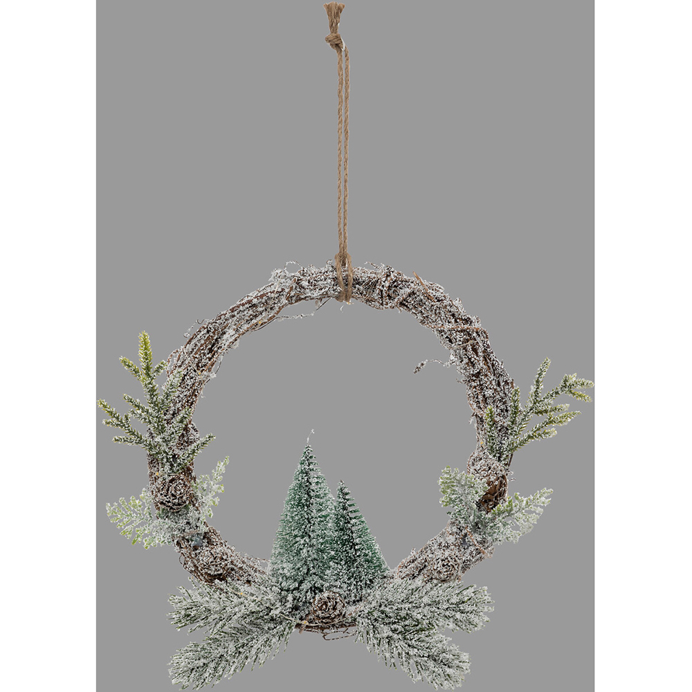 atmosphera-christmas-wreath-with-trees-led-23cm