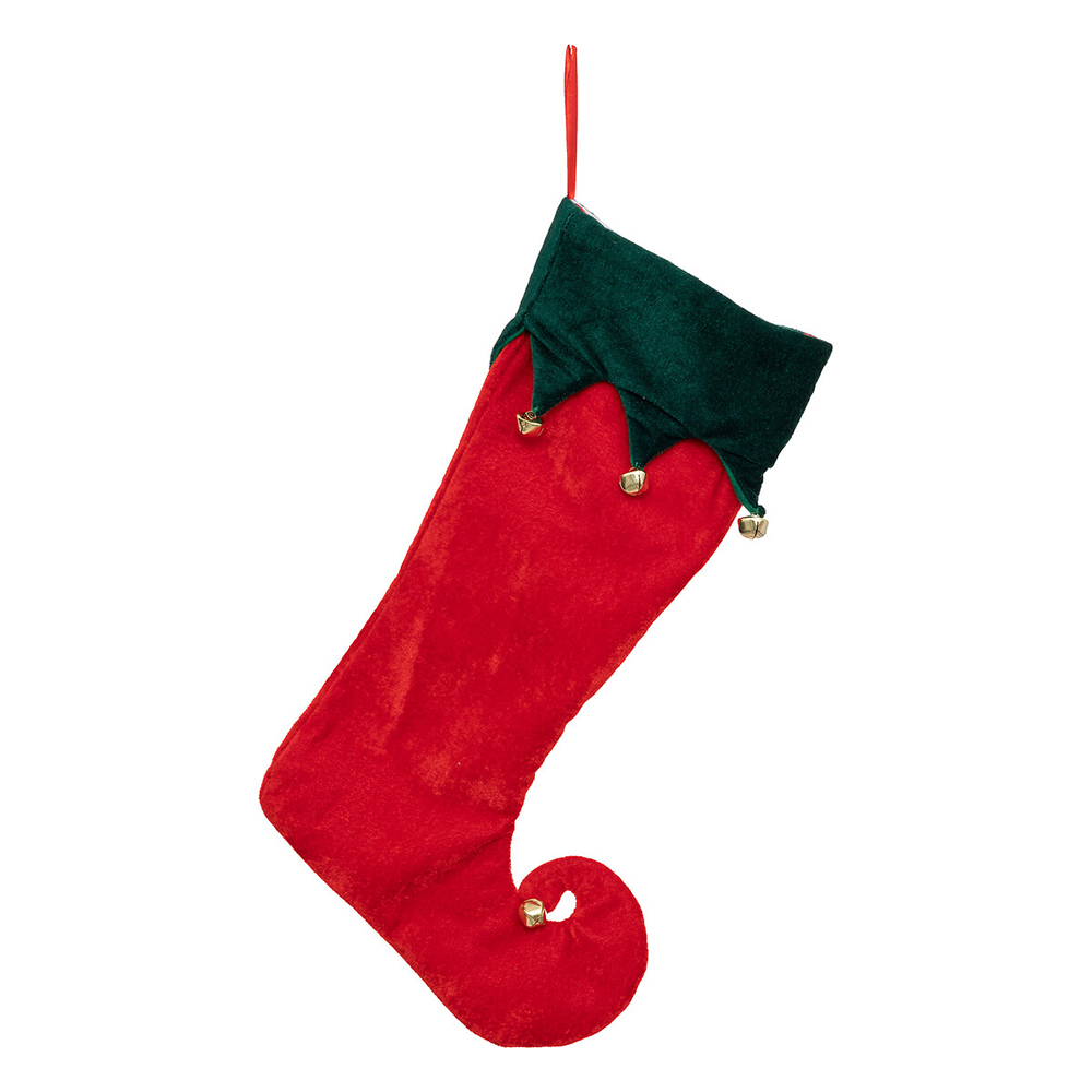 atmosphera-elf-christmas-sock-stocking-45cm