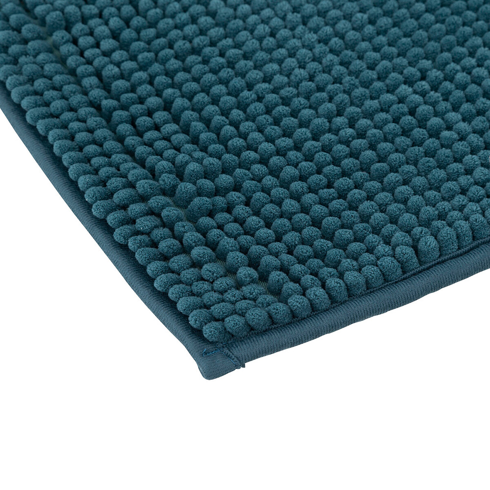 5five-chenille-polyester-bathroom-carpet-petrol-blue-50cm-x-80cm