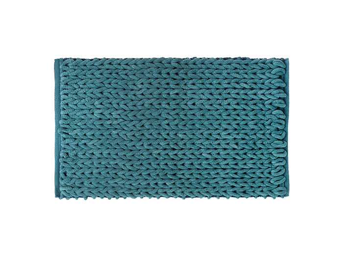 5five-thick-hand-woven-bathroom-carpet-petrol-blue-50cm-x-75cm