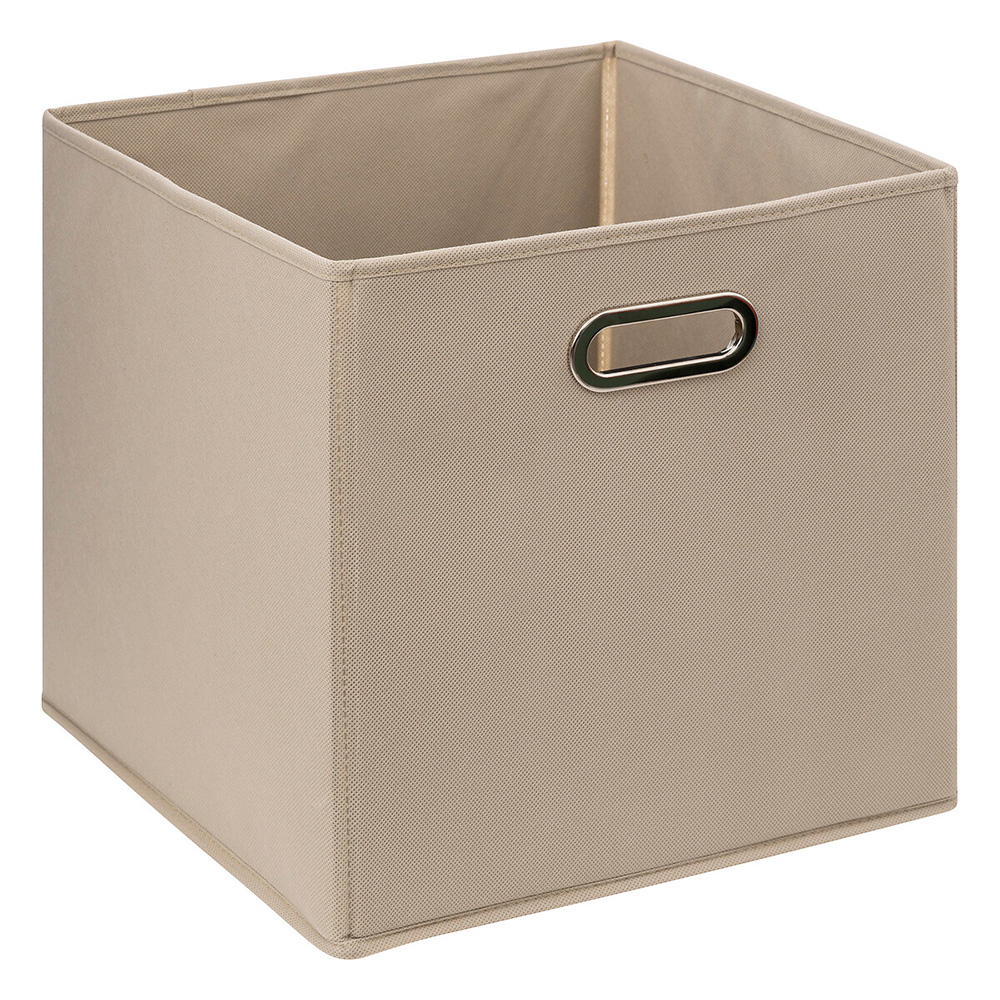5five-cardboard-fabric-storage-box-linen-beige-31cm-x-31cm