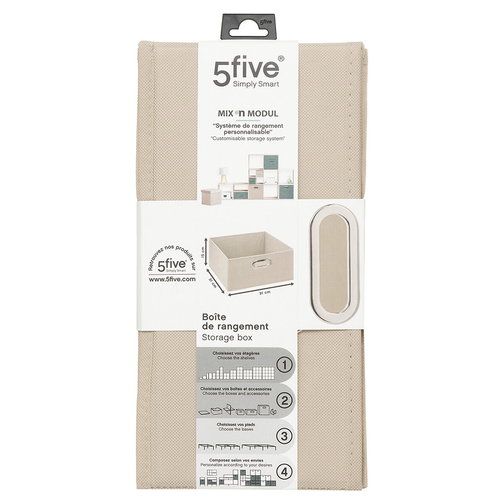 5five-fabric-cardboard-storage-box-linen-beige-31cm-x-15cm