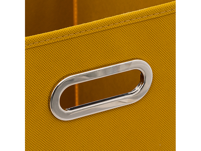 5five-fabric-folding-storage-box-mustard-yellow-31cm-x-31cm