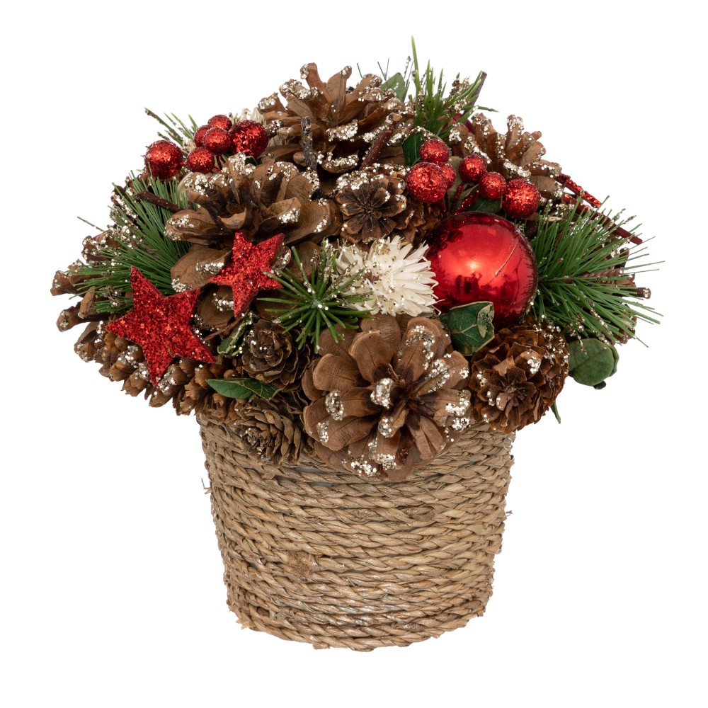 atmosphera-christmas-artificial-plant-in-a-pot-pines-with-red-berries-19-cm