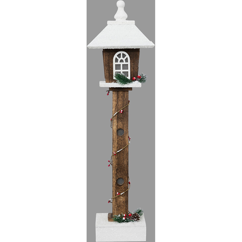 atmosphera-christmas-wooden-lantern-with-snow-60cm
