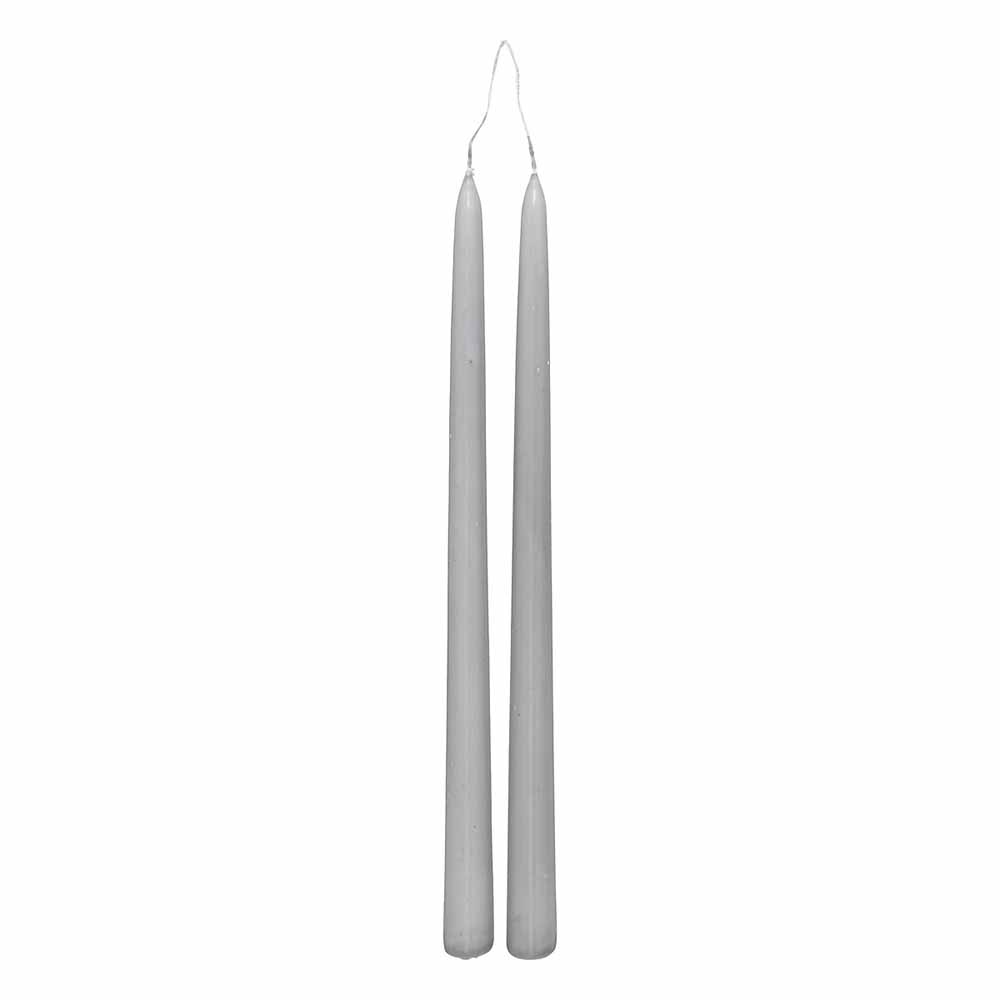 atmosphera-hugo-taper-candle-grey-set-of-2-pieces-30cm