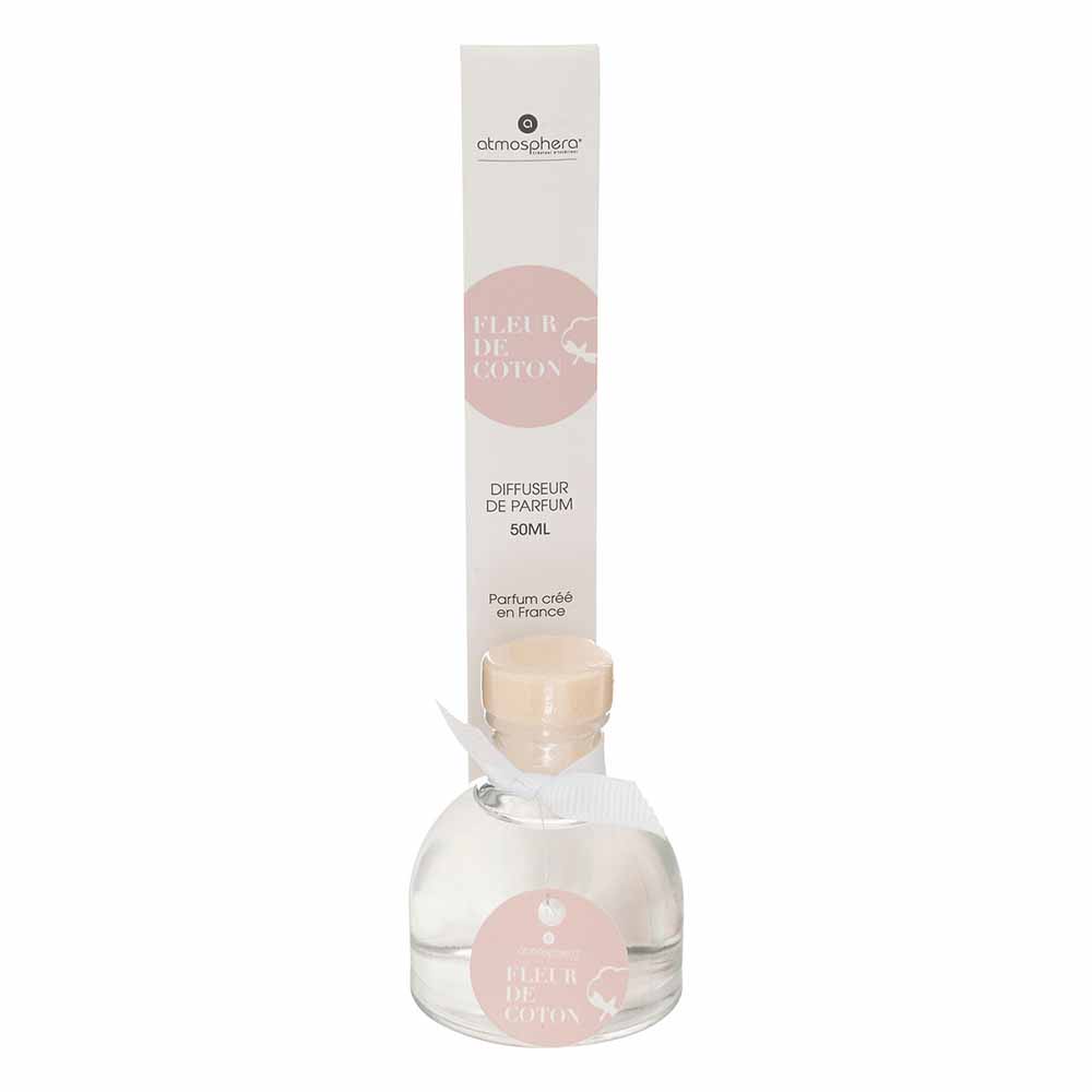 atmosphera-izor-glass-fragrance-reed-diffuser-cotton-flower-50ml