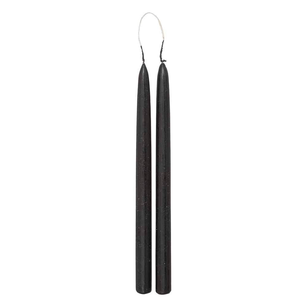 atmosphera-hugo-taper-candle-black-set-of-2-pieces-30cm