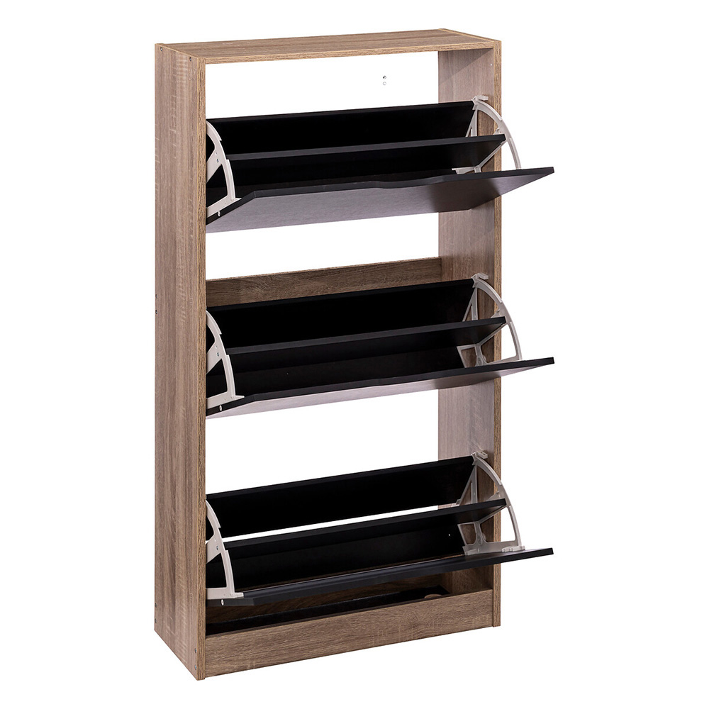 5five-3-tier-shoe-cabinet-black-wood-effect