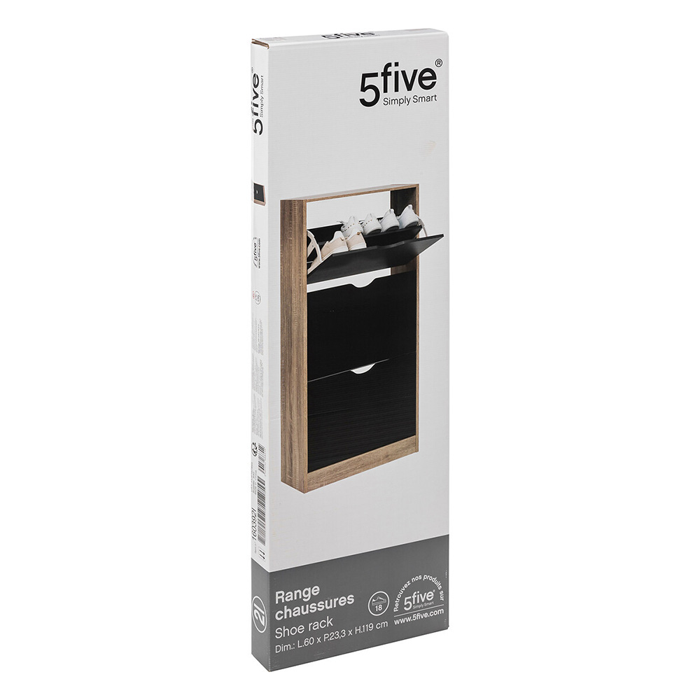 5five-3-tier-shoe-cabinet-black-wood-effect