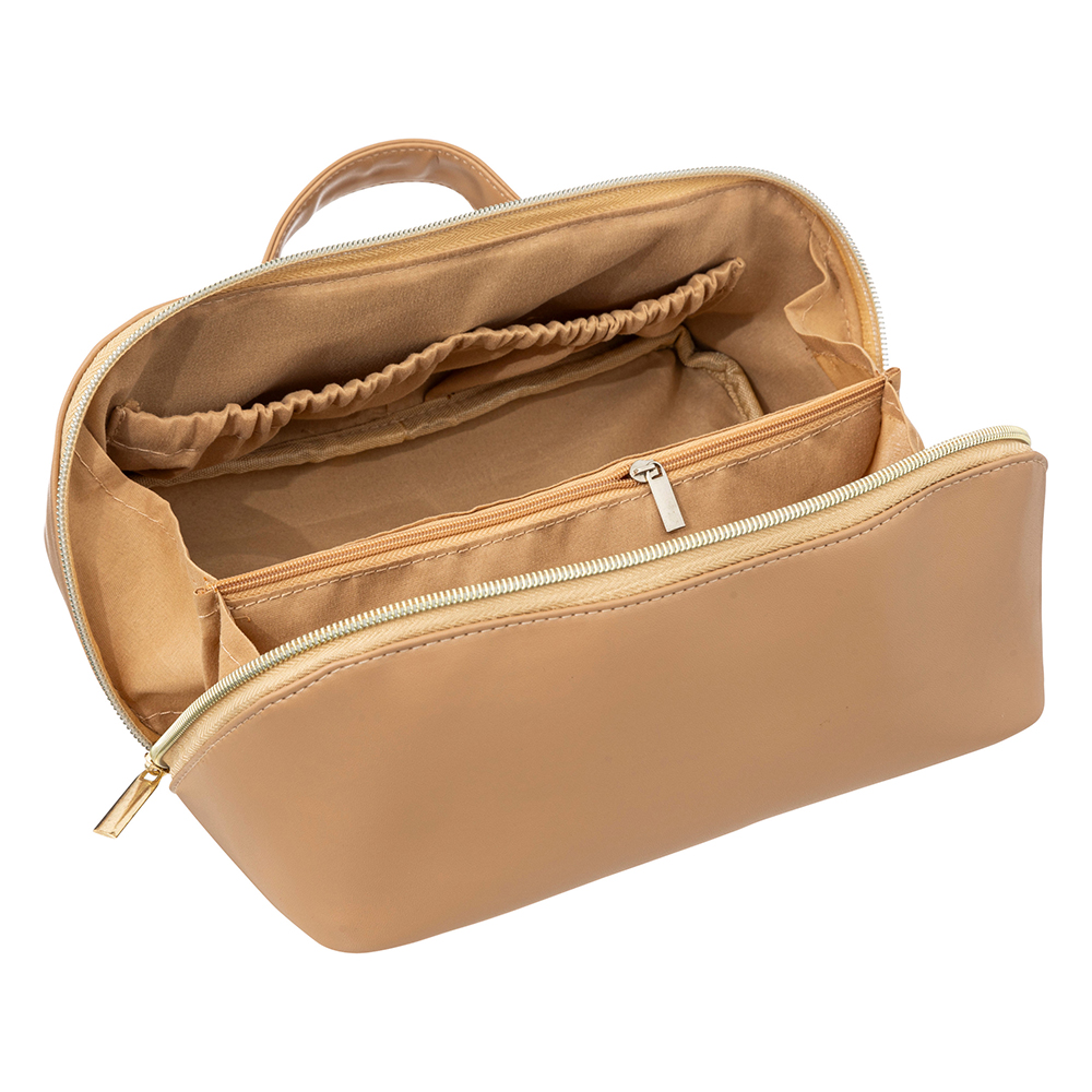 5five-leather-effect-travel-bag-beige