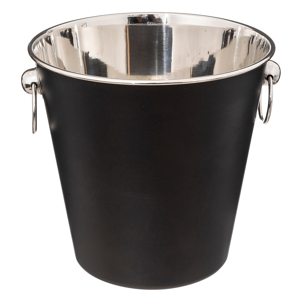 sg-secret-de-gourmet-champion-ice-bucket-black-with-mango-wood-base