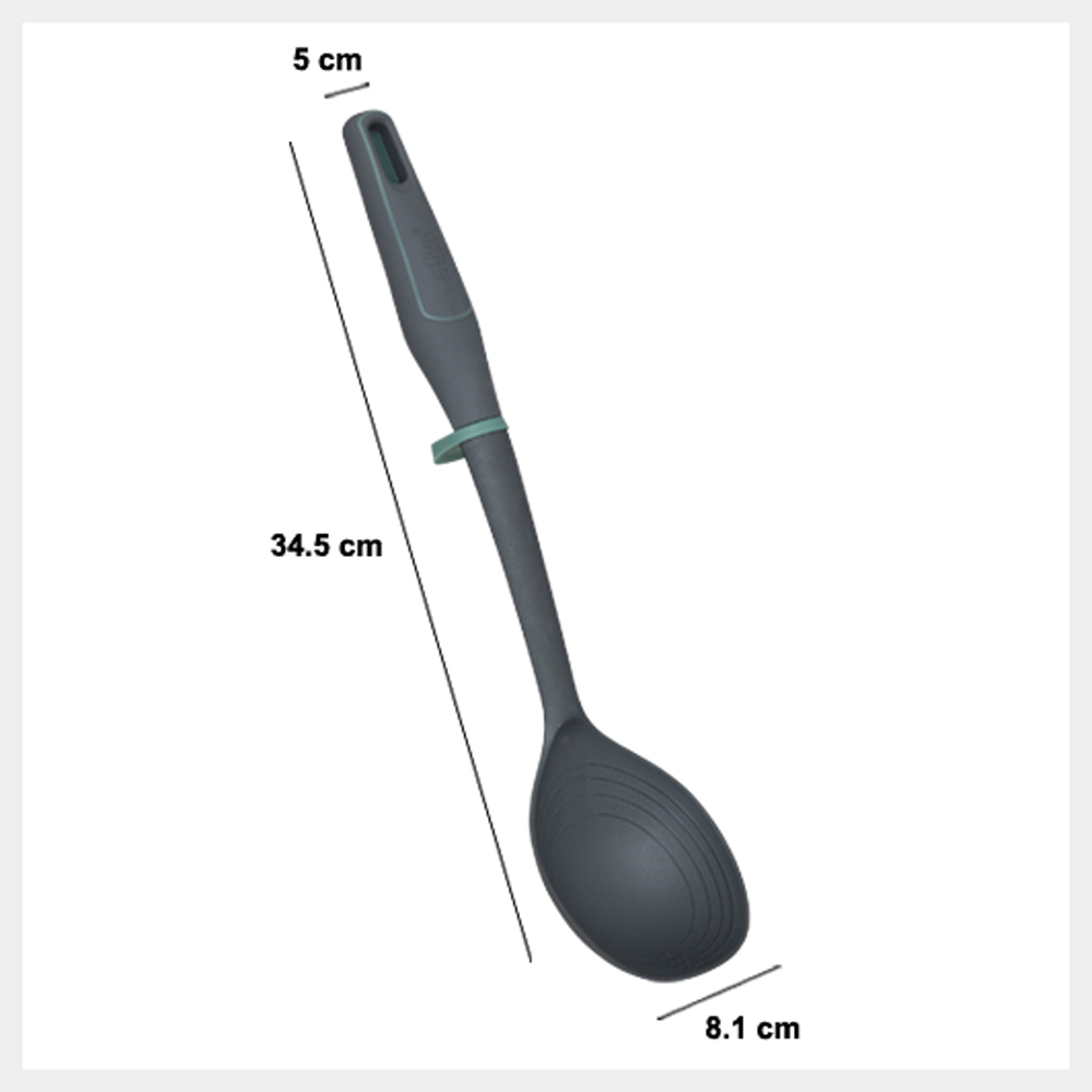 5five-neo-2-plastic-serving-spoon-grey-34-5cm