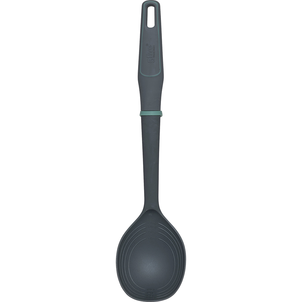 5five-neo-2-plastic-serving-spoon-grey-34-5cm