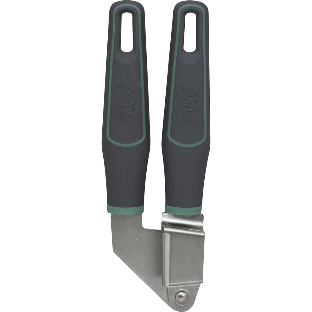 5five-neo-2-plastic-stainless-steel-garlic-crusher-grey-20cm