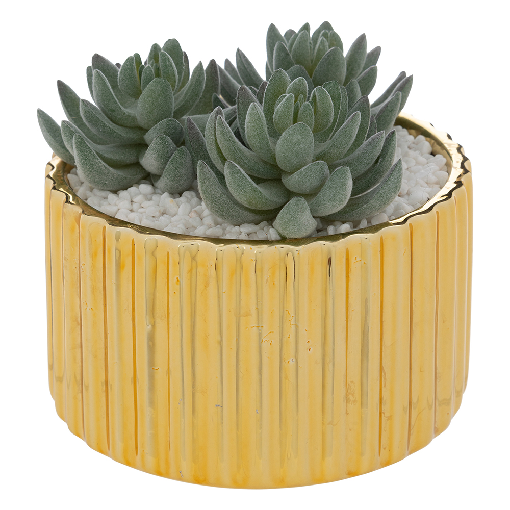 atmosphera-artificial-plant-in-ceramic-pot-gold-14cm