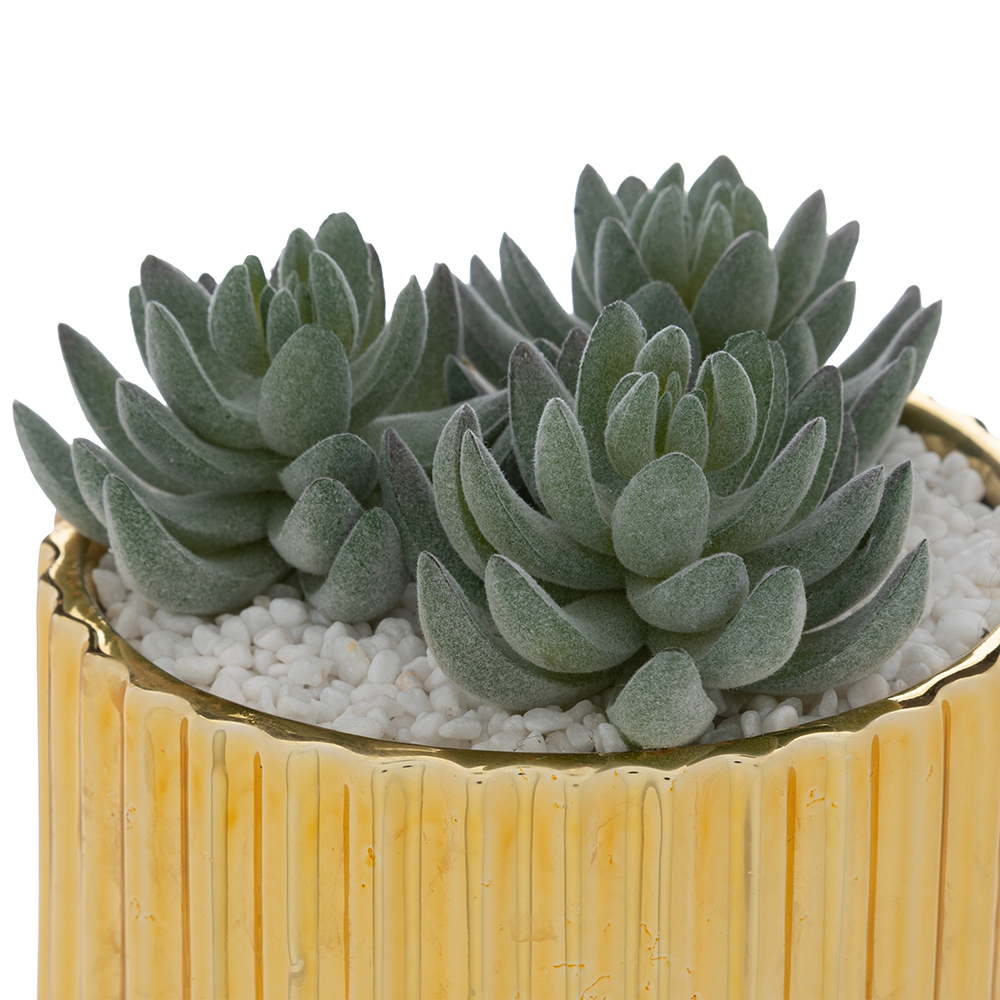 atmosphera-artificial-plant-in-ceramic-pot-gold-14cm