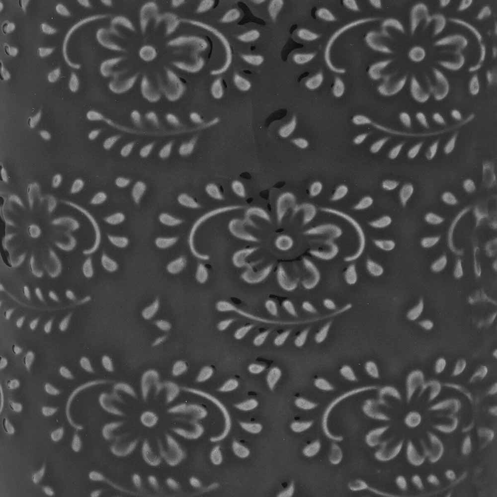 atmosphera-3d-design-ceramic-vase-grey-21-5cm