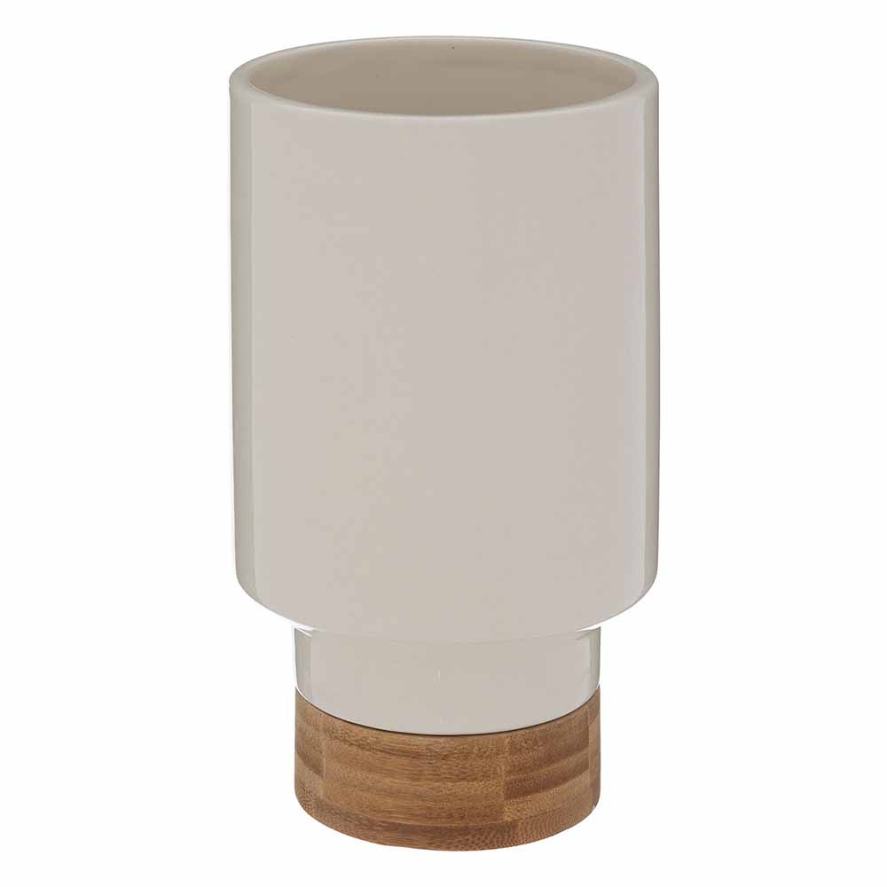 atmosphera-ceramic-bamboo-vase-white-10cm-x-17-8cm