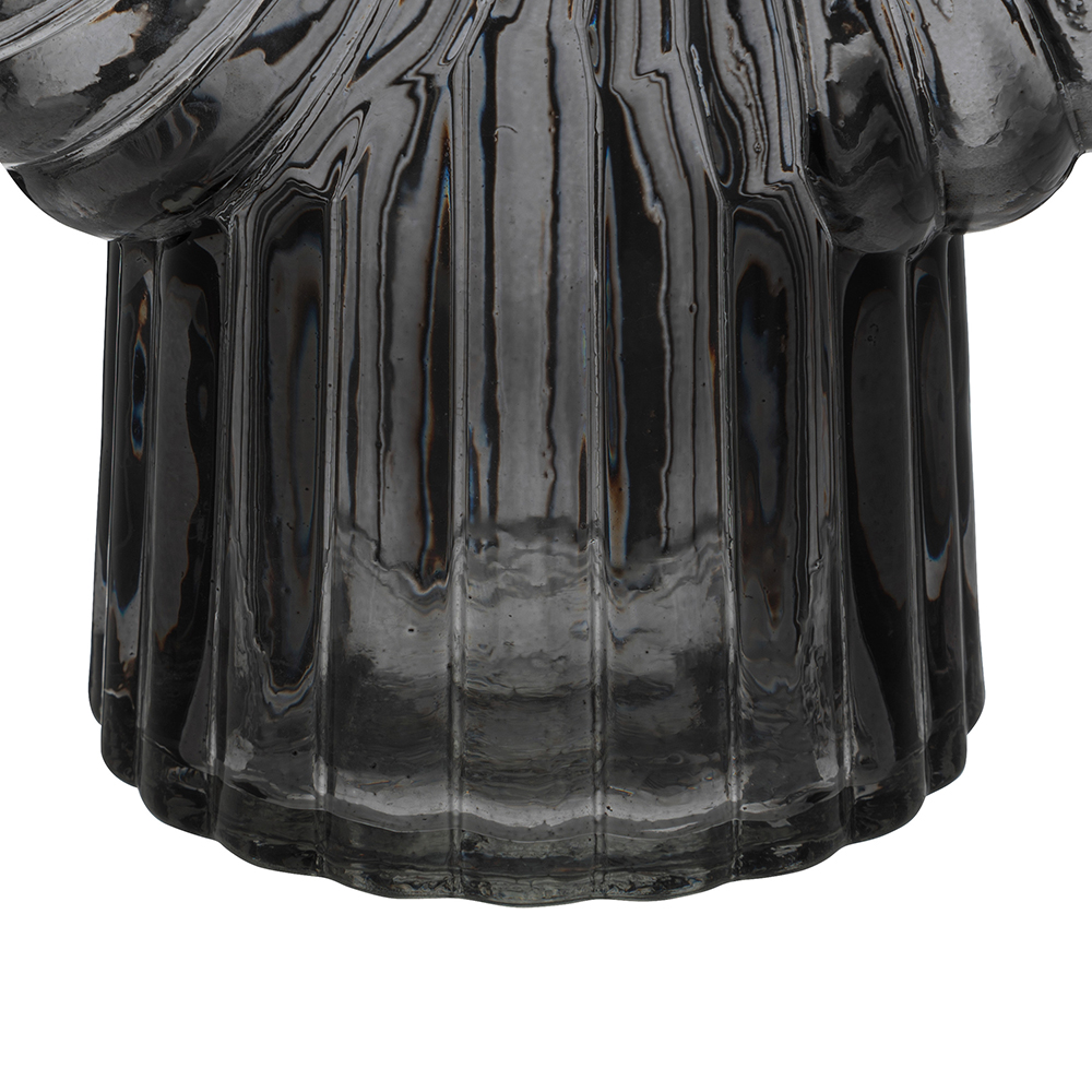 atmosphera-shell-glass-vase-grey-32cm