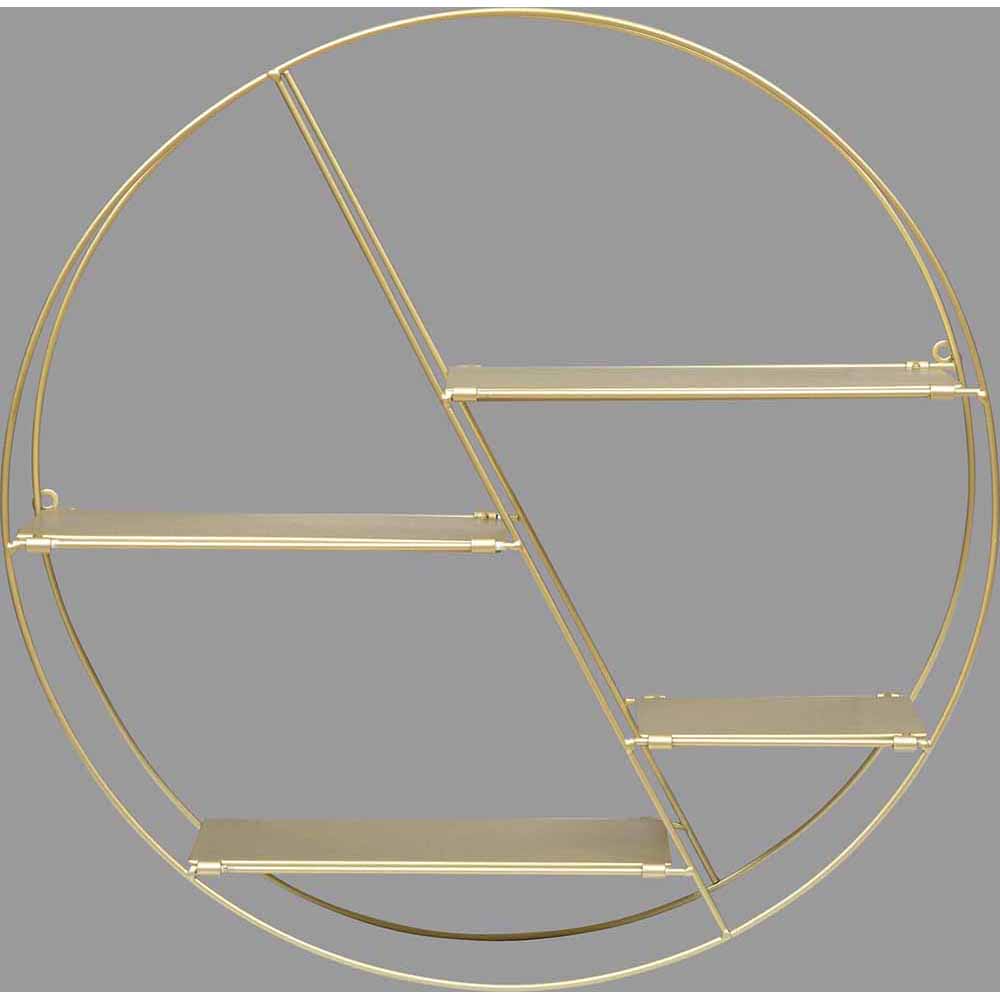 atmosphera-lara-round-metal-wall-shelf-gold-50cm