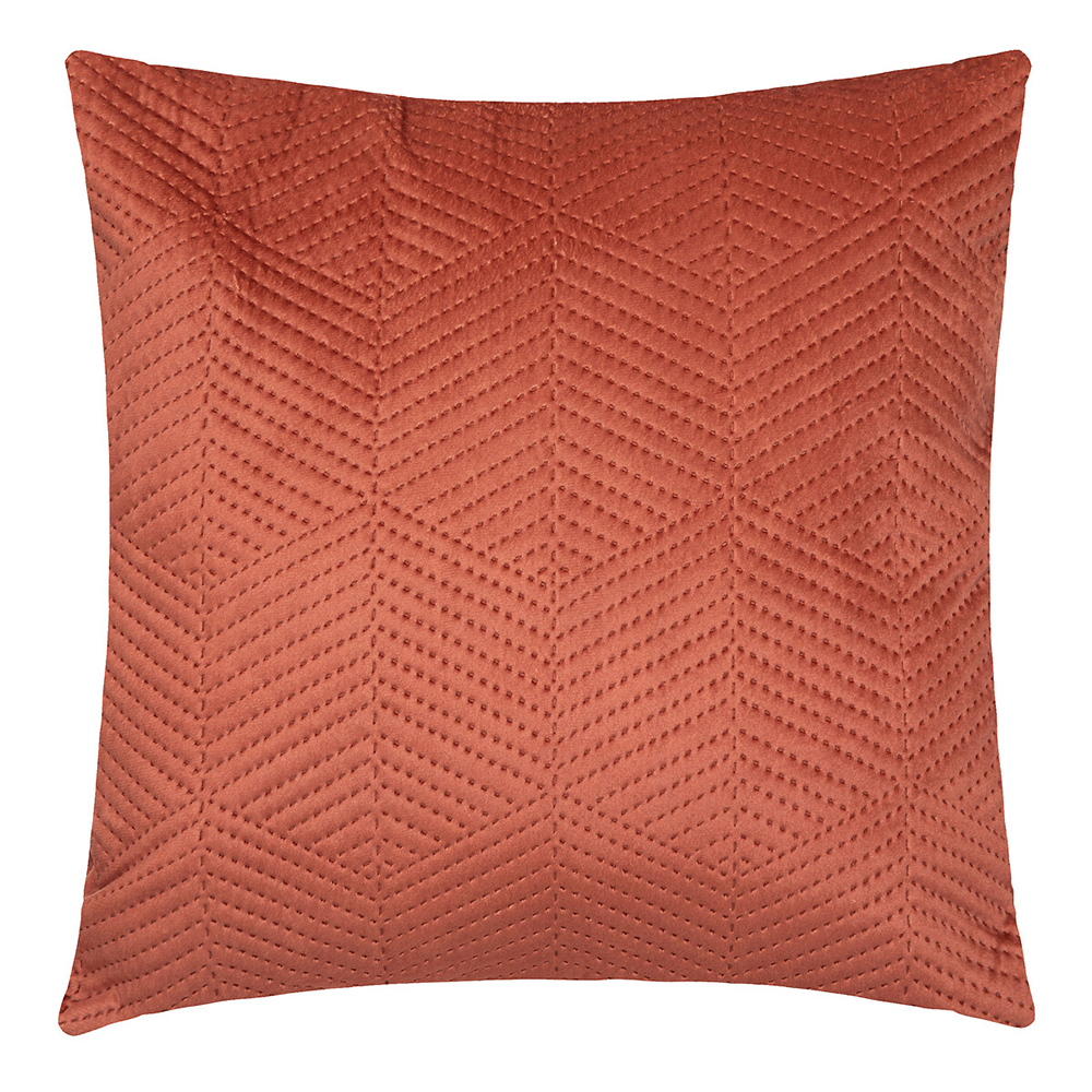 atmosphera-dolce-velvet-polyester-cushion-terracotta-orange-40cm-x-40cm