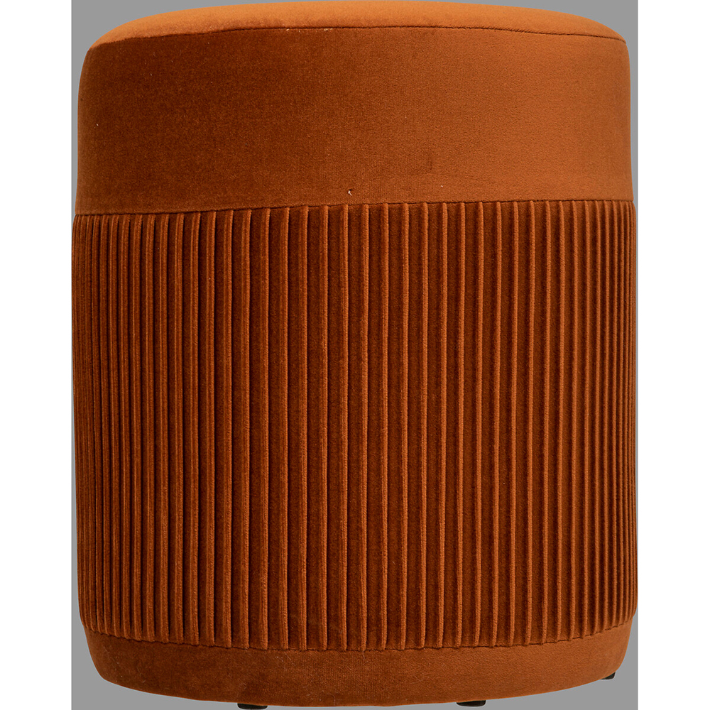 atmosphera-nofy-velvet-ottoman-pouf-amber-orange-31cm-x-38cm