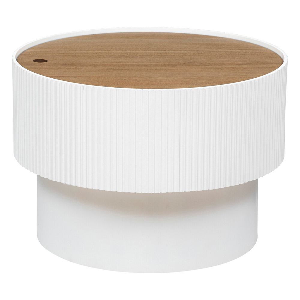 atmosphera-enola-round-storage-coffee-table-white-55cm