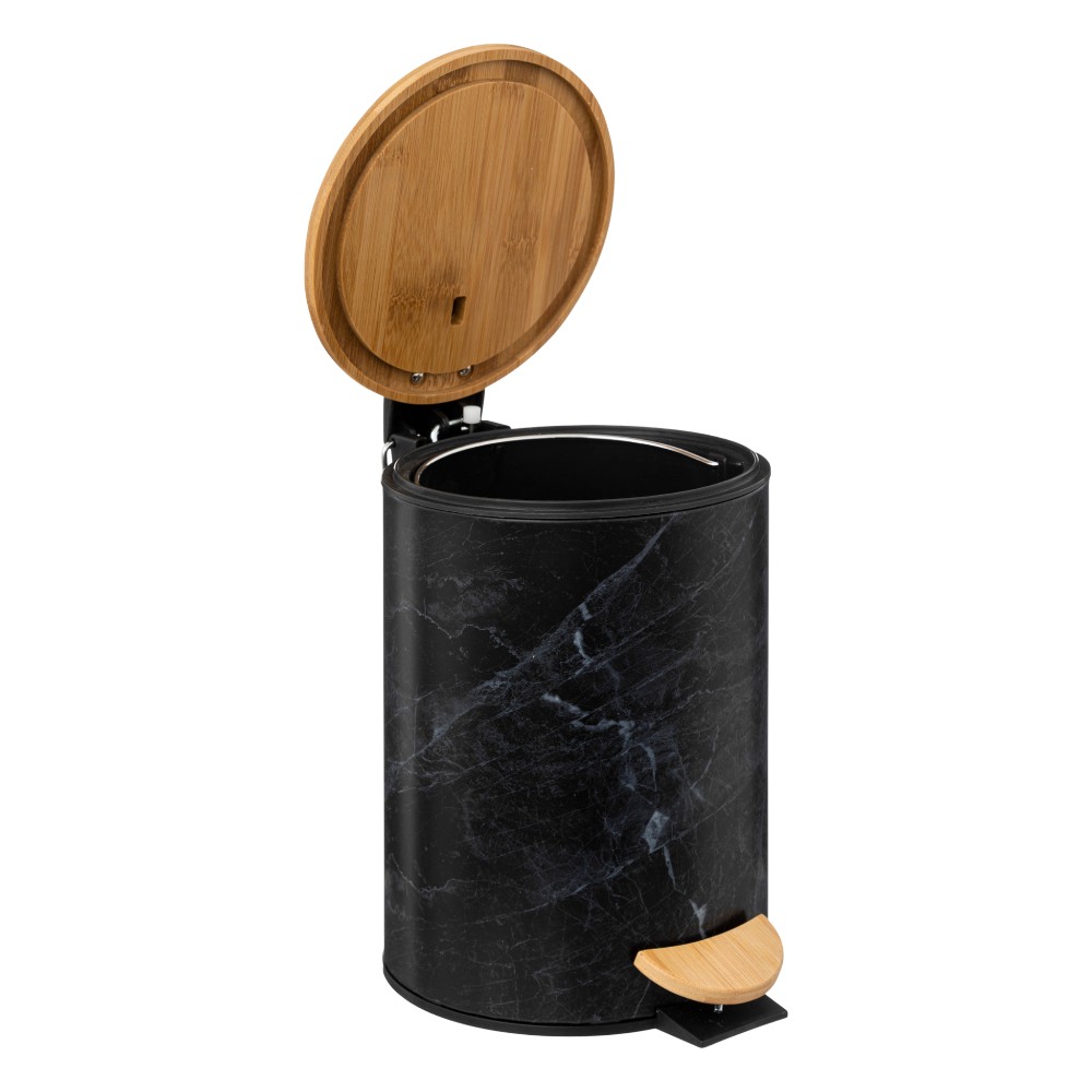 5five-léa-black-soft-close-bathroom-pedal-bin-3l