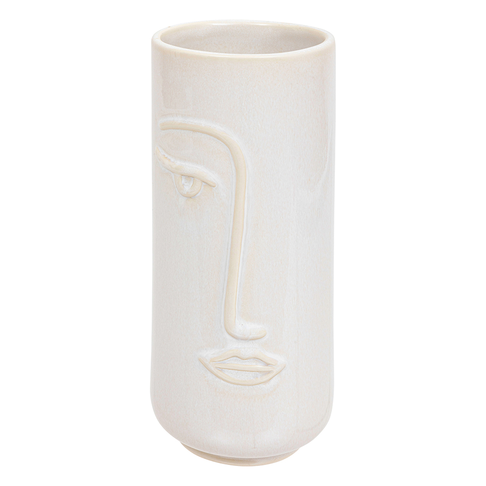 atmosphera-soleya-face-ceramic-vase-white-25cm