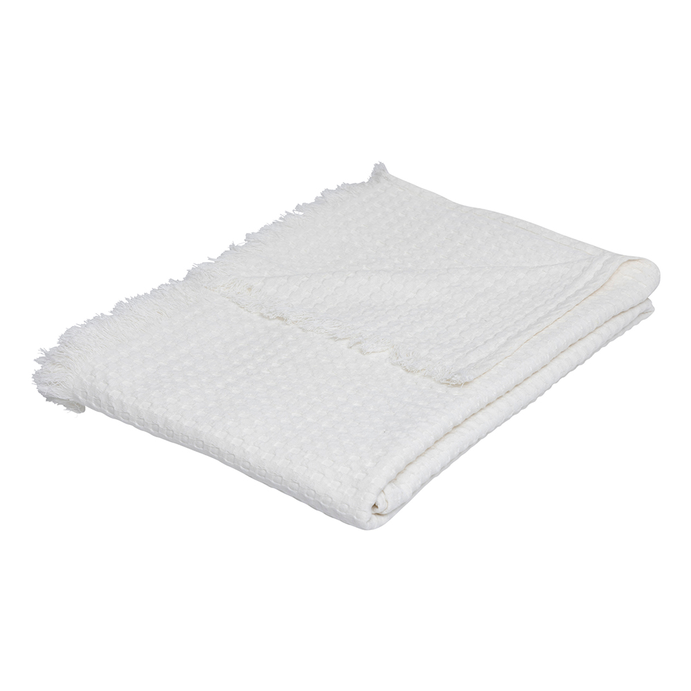 atmosphera-widdy-cotton-frigned-waffle-throw-over-white-130cm-x-180cm