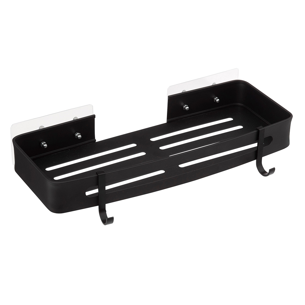5five-sticker-shower-shelf-aluminium-black-32-5-cm-x-13-cm-x-5-8-cm