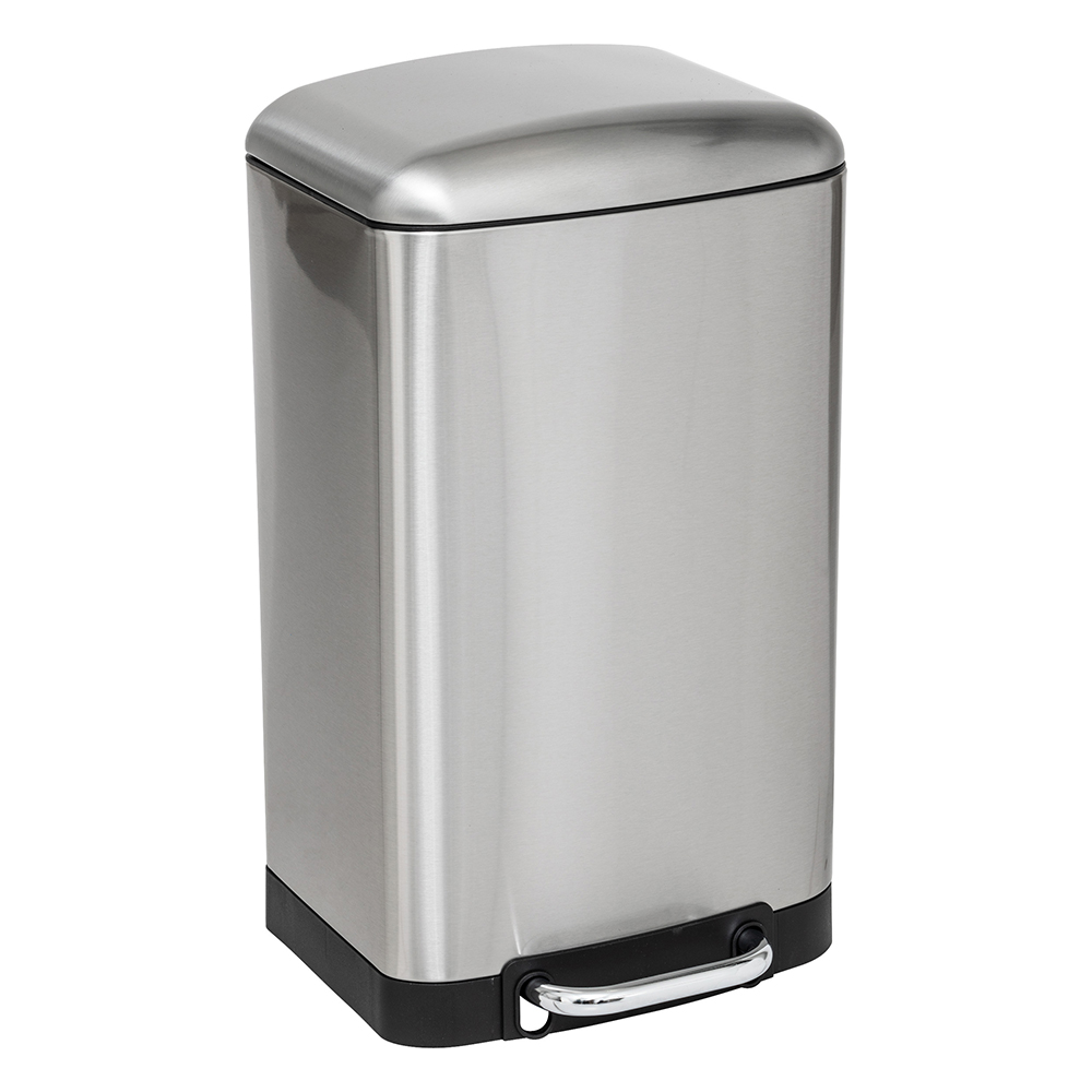 5five-ariane-metal-waste-bin-silver-20l