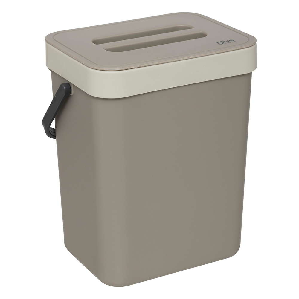 5five-plastic-compost-waste-bin-with-hook-beige-5l