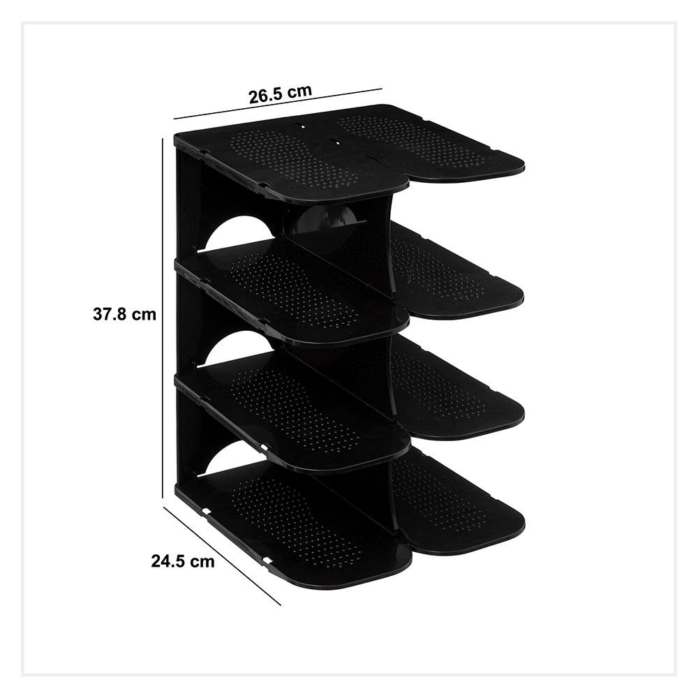 5-five-spacy-plastic-4-pair-shoe-accessory-organizer