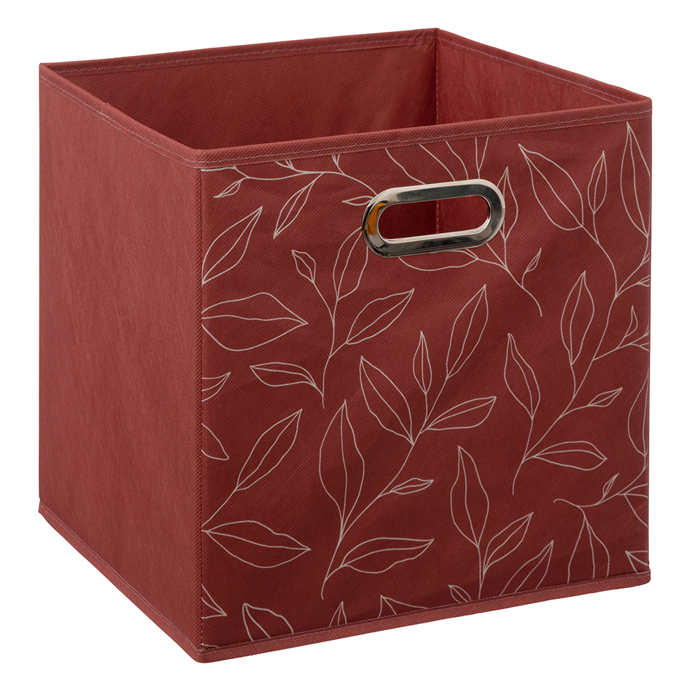 5five-minimal-cardboard-storage-box-red-31cm-x-31cm