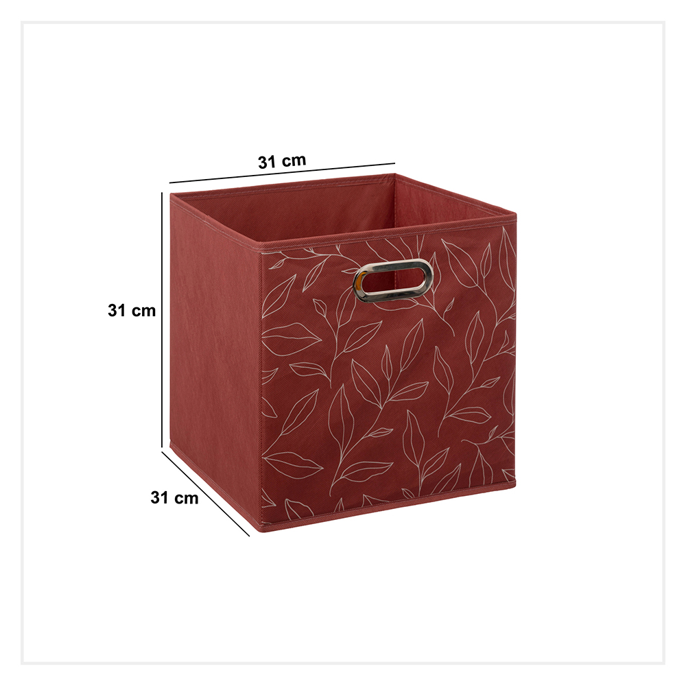 5five-minimal-cardboard-storage-box-red-31cm-x-31cm