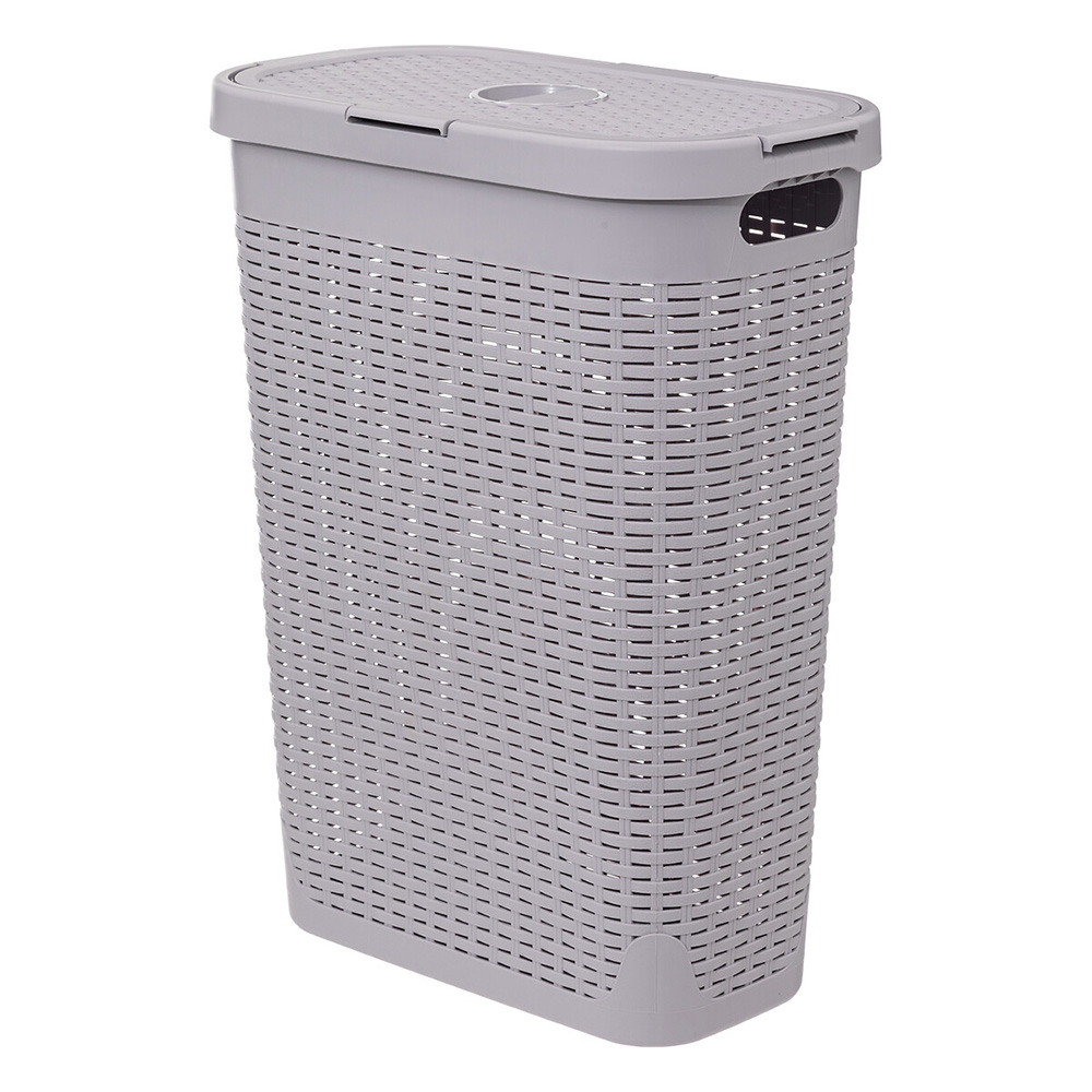 5five-slim-rattan-design-laundry-basket-light-grey-40l